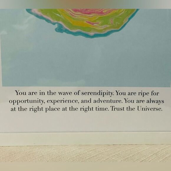 Framed Inspirational “Alignment” “222” Bohemian Art Print w/Abstract Design - Picture 7 of 12